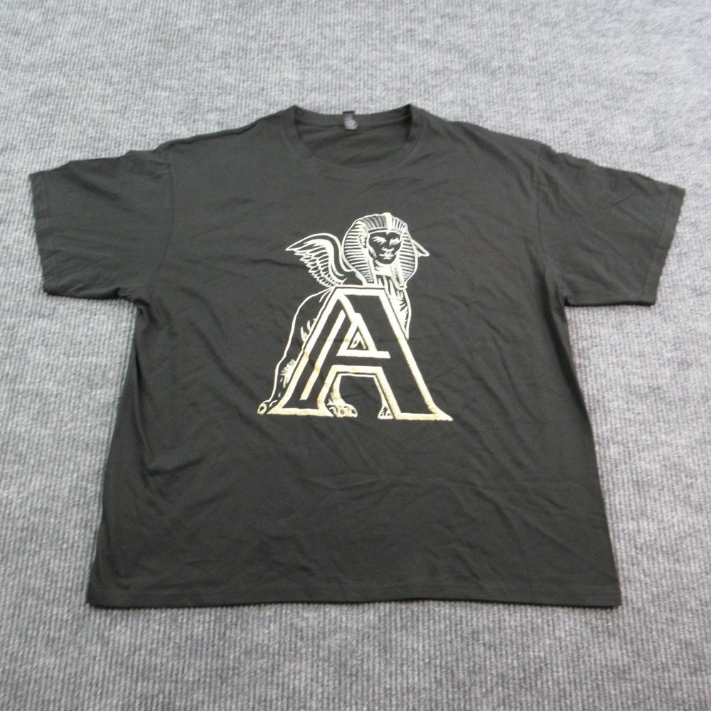 A Winged Sphinx Shirt Mens 2XL Black Short Sleeve Ring Spun Jersey Graphic Tee